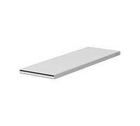 KEUCO EDITION 400 tablette de douche, fixation cachée, aluminium anodisé argenté, 11558170000