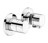 Keuco Edition 400 thermostat de douche 51553011221 chromé , pour 2 Verbraucher , avec coude mural et support de douche