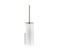 Keuco Edition 400 WC - garniture de toilette Nickel brossé, avec verre en cristal véritable
