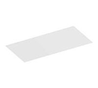Keuco plaque de recouvrement Edition 90 39027309000 100,2x0,6x48,6cm, vers le buffet 100cm, blanc transparent