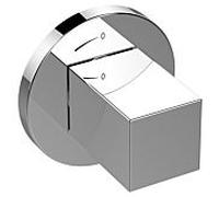 Keuco Edition 90 vanne d'arrêt 59041010001 montage encastré, carré, pour 1 consommateur, chromé