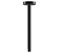 Keuco Elegance - Bras de douche au plafond, longueur 30 cm, noir mat 51689370300