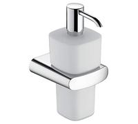 Keuco Elegance Distributeur de Savon avec récipient en Verre Opale, 220 ML