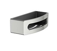 Keuco Elegance panier à éponge 11658, 11658210001 insert anthracite, finition inox