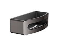 Keuco Elegance panier éponge 11658, 11658350001 insert anthracite, titane noir brossé.
