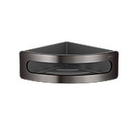Keuco Elegance panier éponge d'angle 11657, 11657350001 insert anthracite, noir titane brossé.