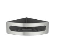Keuco Elegance - Tablette d'angle, noir/acier inoxydable 11657060001