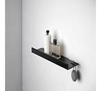 Keuco Étagère de douche Reva 12858370000 noir mat, avec fixation dissimulée