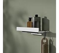 Keuco Étagère de douche Reva 12859510000 blanc , avec raclette à verre intégrée