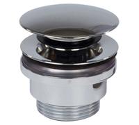 Keuco - Garniture de vidage Push-Open, chrome noir brossé 59902130000
