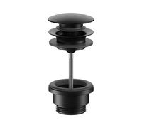 KEUCO Garniture d'écoulement, filetage de raccordement G 1/4, 59902370000, Couleur: Noir Mat
