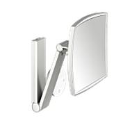 KEUCO iLook_move miroir cosmétique 17613219002 carré, grossissement 5x, beleuchtet , avec panneau de commande, modèle mural, finition acier inoxydable