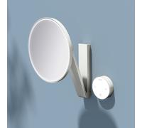 Keuco iLook_move Miroir cosmétique, avec éclairage, grossissement x 5, 17612069002,