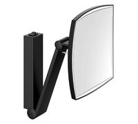 KEUCO iLook_move Miroir de soins de beauté, éclairé, angulaire, avec interrupteur à bascule, 1 couleur de la lumière, 17613259004, Couleur: Laiton brossé