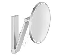 Keuco – Miroir cosmétique mural iLook_move 17612039002 – LED, grossissement x5, Ø 212 mm, bronze brossé
