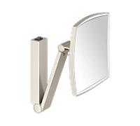 Keuco miroir cosmétique iLook_move 17613059004 nickel brossé, modèle mural, beleuchtet , 200 x 200 mm