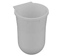 Keuco Plan/Smart Insert en plastique, seul, pour ensemble de brosse WC, 14972000100,
