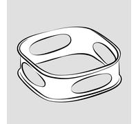 Keuco Insert pour distributeur de savon mural Elegance, 19952000009,