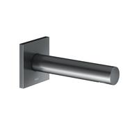 KEUCO IXMO Bec déverseur pour baignoire, rosace carrée, saillie 180mm, 59545130102, Couleur: Chrome noir brossé