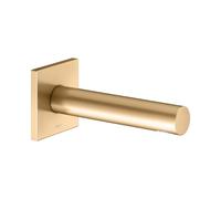 KEUCO IXMO Bec déverseur pour baignoire, rosace carrée, saillie 180mm, 59545250102, Couleur: Laiton brossé