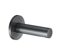 KEUCO IXMO Bec déverseur pour baignoire, rosace ronde, saillie 130mm, 59545130001, Couleur: Chrome noir brossé