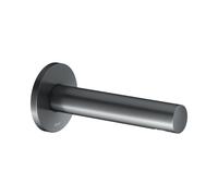KEUCO IXMO Bec déverseur pour baignoire, rosace ronde, saillie 180mm, 59545130101, Couleur: Chrome noir brossé