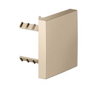 KEUCO IXMO Cache carré pour rupteur de tuyau, 59949030002, Couleur: bronze brossé
