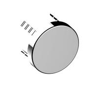 Keuco IXMO Cache pour disconnecteur, rond, 59949010001,