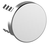 KEUCO IXMO Cache rond pour clapet anti-retour, 59949010001, Couleur: chrome