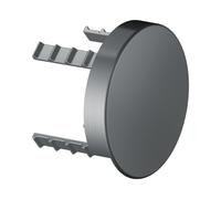 KEUCO IXMO Cache rond pour clapet anti-retour, 59949130001, Couleur: Chrome noir brossé