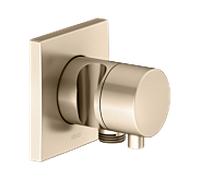 Keuco IXMO Comfort mitigeur à encastrer 59541031202 bronze brossé, installation encastrée, carré, raccord de tuyau/support de douche