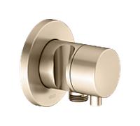 Keuco IXMO Comfort robinet d'arrêt 59541031201 bronze brossé, installation encastrée, rond, raccord de tuyau/support de douche