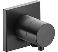 Keuco IXMO Comfort vanne d'arrêt 59541131102 installation encastrée, carré, raccord de tuyau, pour 1 Verbraucher , chrome noir brossé