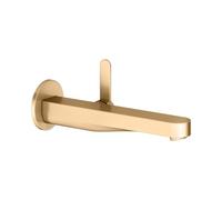 KEUCO IXMO Mitigeur monocommande de lavabo plat 59516251301 à encastrer, saillie 22,5 cm, rond, laiton brossé