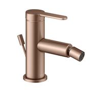 KEUCO IXMO Mitigeur de bidet plat 59509293000 projection 110mm, avec garniture de vidage , or rouge brossé
