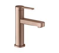 KEUCO IXMO Flat Mitigeur monocommandé pour lavabo 100, sans vidage à tirette, saillie 109mm, 59502293100, Couleur: rouge or brossÃ©