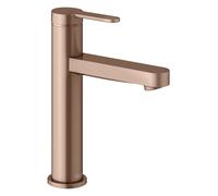 KEUCO Mitigeur lavabo IXMO Flat 59501373101 – monocommande projection 124 mm sans vidage – noir mat