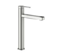 KEUCO IXMO Flat Mitigeur monocommandé pour lavabo 210, sans vidage à tirette, saillie 159mm, 59510063100, Couleur: acier inoxydable