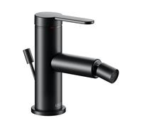 KEUCO Mitigeur de bidet IXMO 59509373000 – monocommande, projection 110 mm, noir mat, avec vidage