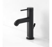 Keuco IXMO Soft 100 Black Selection mitigeur lavabo 59502372000 avec garniture de vidage , noir