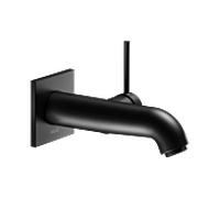 KEUCO Mitigeur de lavabo IXMO Soft - encastré 165 mm, rosace carrée - Noir mat - 59516370202