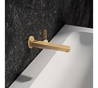 KEUCO IXMO Mitigeur monocommande de lavabo plat 59516251301 à encastrer, saillie 22,5 cm, rond, laiton brossé