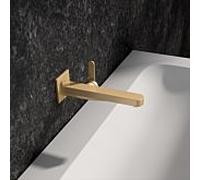 KEUCO IXMO Mitigeur monocommande de lavabo plat 59516251302el mitigeur de lavabo 59516251302 à encastrer, saillie 22,5 cm, carré, laiton brossé