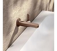 KEUCO IXMO Mitigeur monocommande de lavabo plat 59516290301 à encastrer, saillie 16,5 cm, rond, or rouge brossé