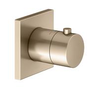 KEUCO IXMO Mitigeur thermostatique encastré, rosace carrée, 59553030002, Couleur: bronze brossé