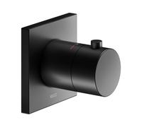 KEUCO IXMO Mitigeur thermostatique encastré, rosace carrée, 59553370002, Couleur: Noir Mat