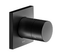 Keuco IXMO Kit de finition Pure 59548370002 Inverseur à 3 voies à encastrer, carré, noir mat