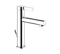 Keuco IXMO Pure mitigeur lavabo 59501011001 projection 125mm, avec garniture de vidage , rosace ronde, chromée