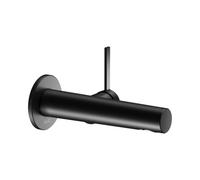 KEUCO IXMO Pure Mitigeur monocommandé encastré pour lavabo, 165mm, rosace ronde, 59516370101, Couleur: Noir Mat