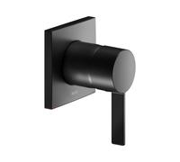 KEUCO IXMO Pure Mitigeur monocommandé encastré, rosace carrée, 59551379502, Couleur: Noir Mat